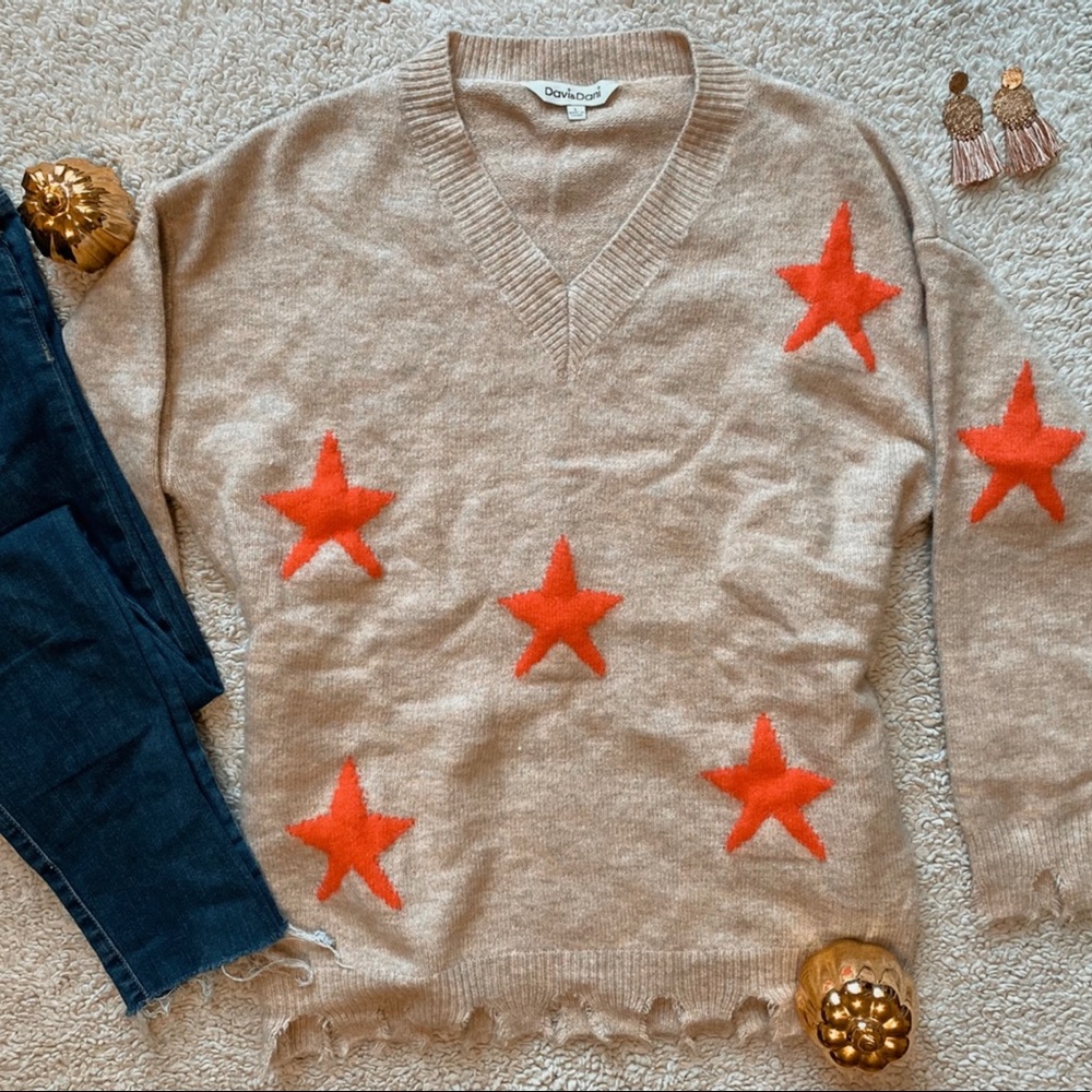 Fringe Star Super Cozy Sweater